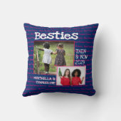 BESTIES 最高の Friend 2 Photo BFF クッション (裏面)