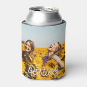 Besties 最高の Friend Friendship写真 缶クーラー (缶正面)