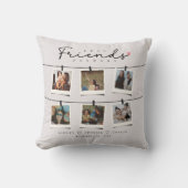 Besties 最高の Friendsギフトパーソナライズされた写真 クッション (正面)