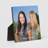 Besties 最高の Friendsスクリプトのオーバーレイ名フォト フォトプラーク (正面)