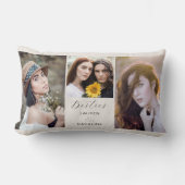 Besties 最高の Friends写真モダンコラージュ ランバークッション (正面)