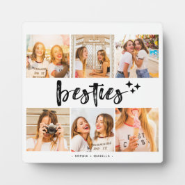 Besties 最高の Friends Photo Collage フォトプラーク