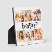 Besties 最高の Friends Photo Collage フォトプラーク (正面)