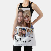 Besties 4 Photo Collage 最高の Friend's エプロン (インサイチュ)