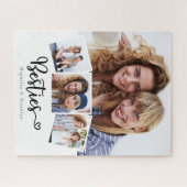 Besties 4 Photo Collage 最高の Friend's ジグソーパズル (横)