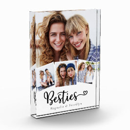 Besties 4 Photo Collage 最高の Friend's フォトブロック