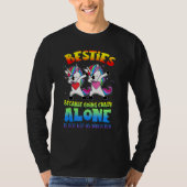 Besties Because Going Crazy Alone Is Just Not As M Tシャツ (正面)