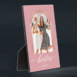 BESTIES BFFパーソナライズされたギフトピンク金ゴールドかわいい フォトプラーク<br><div class="desc">BESTIES BFFパーソナライズされたギフトピンク金ゴールドかわいい</div>