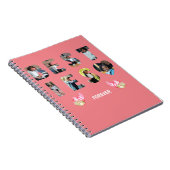 Besties BFF Friends Forever 8フォトイメージノートブック ノートブック (右側)