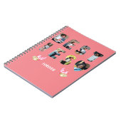 Besties BFF Friends Forever 8フォトイメージノートブック ノートブック (左側)