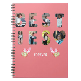 Besties BFF Friends Forever 8フォトイメージノートブック ノートブック