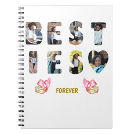 Besties BFF Friends Forever 8 Photo Image ノートブック