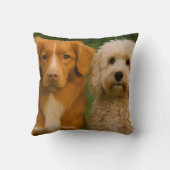 Besties BFF Friends Name パーソナライズされた Photo クッション (裏面)