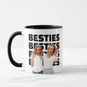 Besties Custom Photo BFF  Best Friend Gift マグカップ (左)