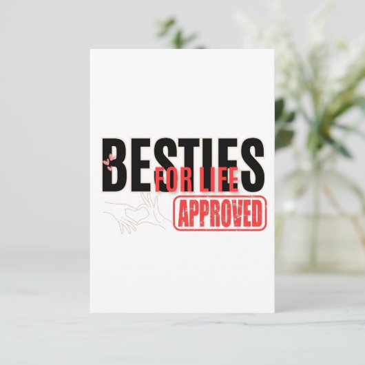 besties for life 招待状 (スタンド正面)