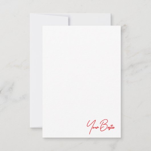 besties for life 招待状 (裏面)