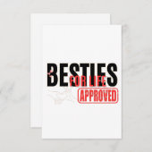 besties for life 招待状 (正面/裏面)