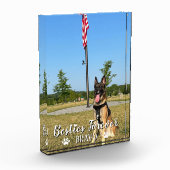 Besties Forever、BFF写真、可愛モダンいカスタム フォトブロック (左)