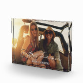 Besties Forever、BFF写真、可愛モダンいカスタム フォトブロック (右)