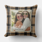 Besties forever bff friendship best friends クッション (正面)