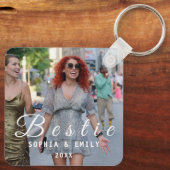 Besties Forever – Custom Photo Collage Keychain キーホルダー (裏面)