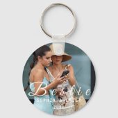 Besties Forever – Custom Photo Collage Keychain キーホルダー (裏面)