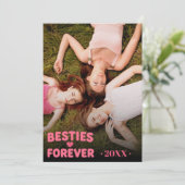 Besties Forever Galentine’s Day Photo Card シーズンカード (スタンド正面)
