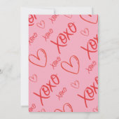 Besties Forever Pink Bow Galentine’s Photo シーズンカード (裏面)