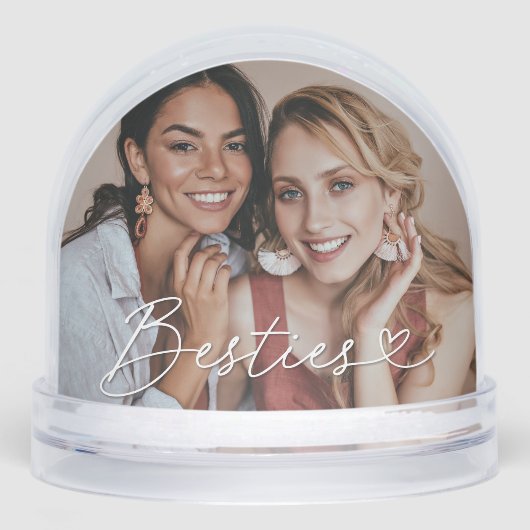 Besties Heart Two Photo Keepsake (正面)