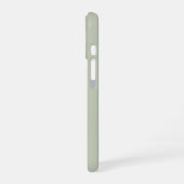 Besties meilleures amies fond vert sauge prénoms iPhone 16ケース (左側面)