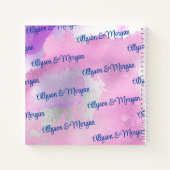 Besties, Names & Your Photo, Vs 2 ノートブック (裏面)