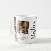 Besties Photo Collage Friend Mug コーヒーマグカップ (正面左)