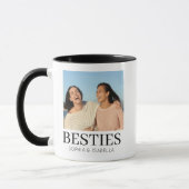 Besties Photo Mug | Personalized Best Friends Gift マグカップ (左)