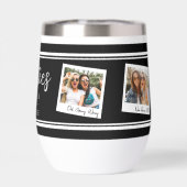 Besties Polaroid Photo Collage Wine Tumbler (背面)