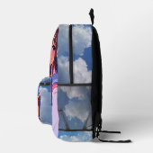 Besties Ready For First Day At School プリントバックパック (右)