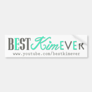 bestKIMeverの広告宣伝 バンパーステッカー