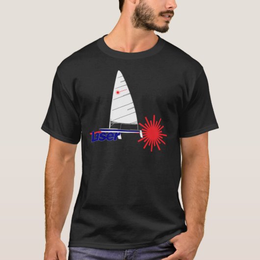 -Bestseller- Laser Class Sailing - laser dinghy Es Tシャツ (正面)