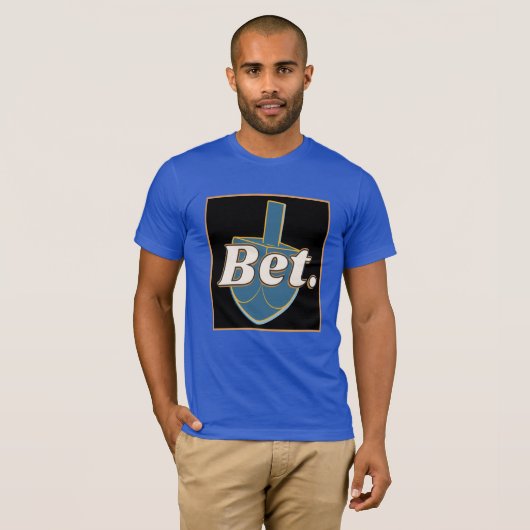 Bet. Funny Hanukkah Ugly Sweater Party Shirt Tシャツ (正面フル)