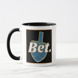 Bet. Hanukkah Dreidel Gimel Joke Gift Gen Z Alpha  マグカップ