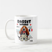 Bet Hound Owner Funny Bet Hound Lover  コーヒーマグカップ (左)