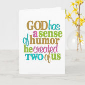 ***BET MOMはこの双子の誕生日に同意する*** カード (黄色い花)