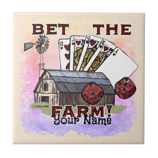 Bet The Farm Poker  タイル (正面)