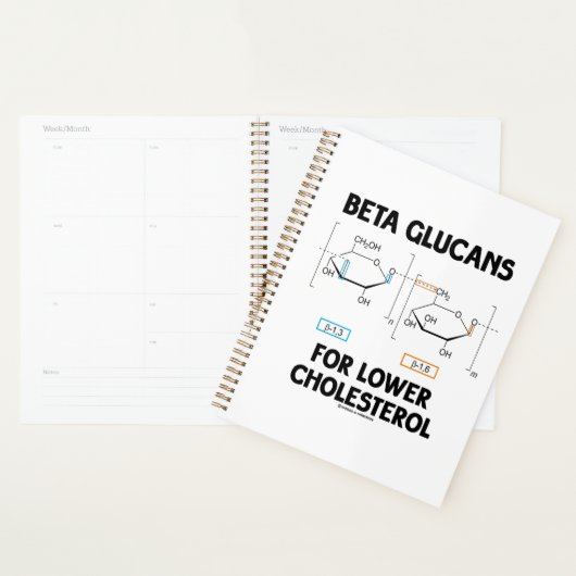 Beta Glucans For Lower Cholesterol Molecule プランナー手帳 (ディスプレー)