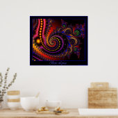 Beta Lyraeポスター – 青縁ど ポスター (キッチン)