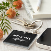 Beta Mix – オーディオ波形V2 キーホルダー (正面右)