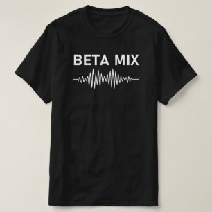 Beta Mix – オーディオ波形V2 Tシャツ