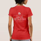 betafishのチームワイシャツ tシャツ (裏面)