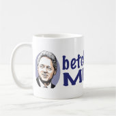 Betchaは私を今恋しく思います! Bill Clintonのマグ コーヒーマグカップ (左)