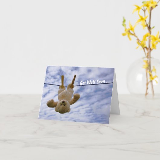 Beterschap en een dikke knuffel. カード (黄色い花)