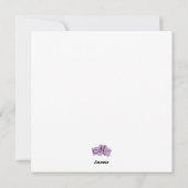 Beterschapskaart met bloemen (vierkant) シーズンカード (裏面)